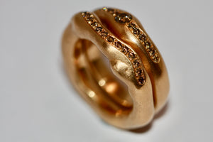 Multifunc. Gold Rings Flow Soft Chunky MADE TO ORDER