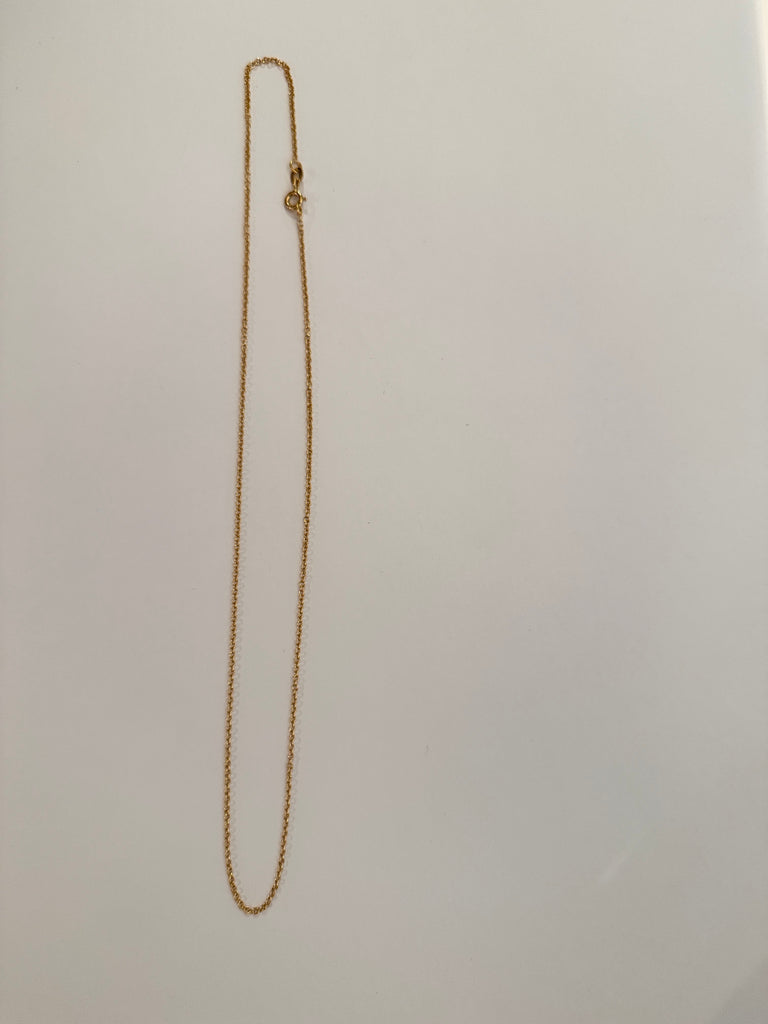 Slim Golden Anchor Chain