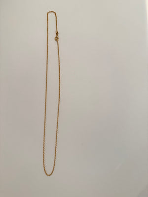 Slim Golden Anchor Chain