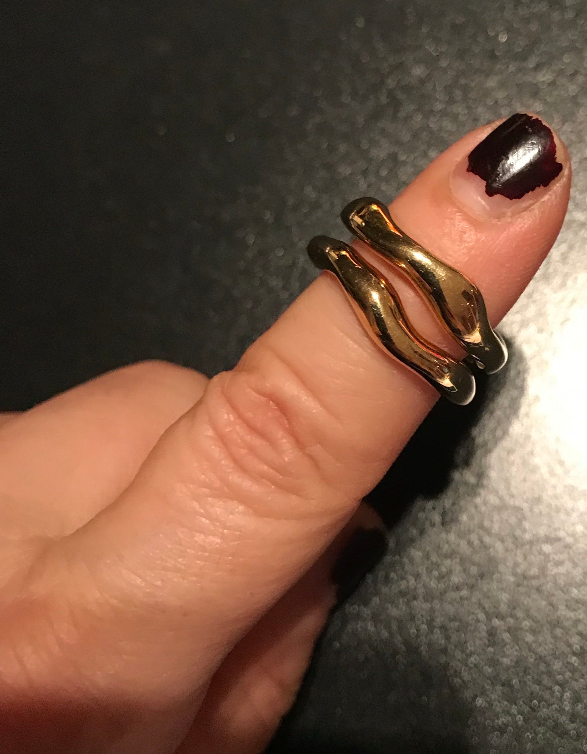 Multifunc. Gold Rings Flow Soft. Chunky MADE TO ORDER