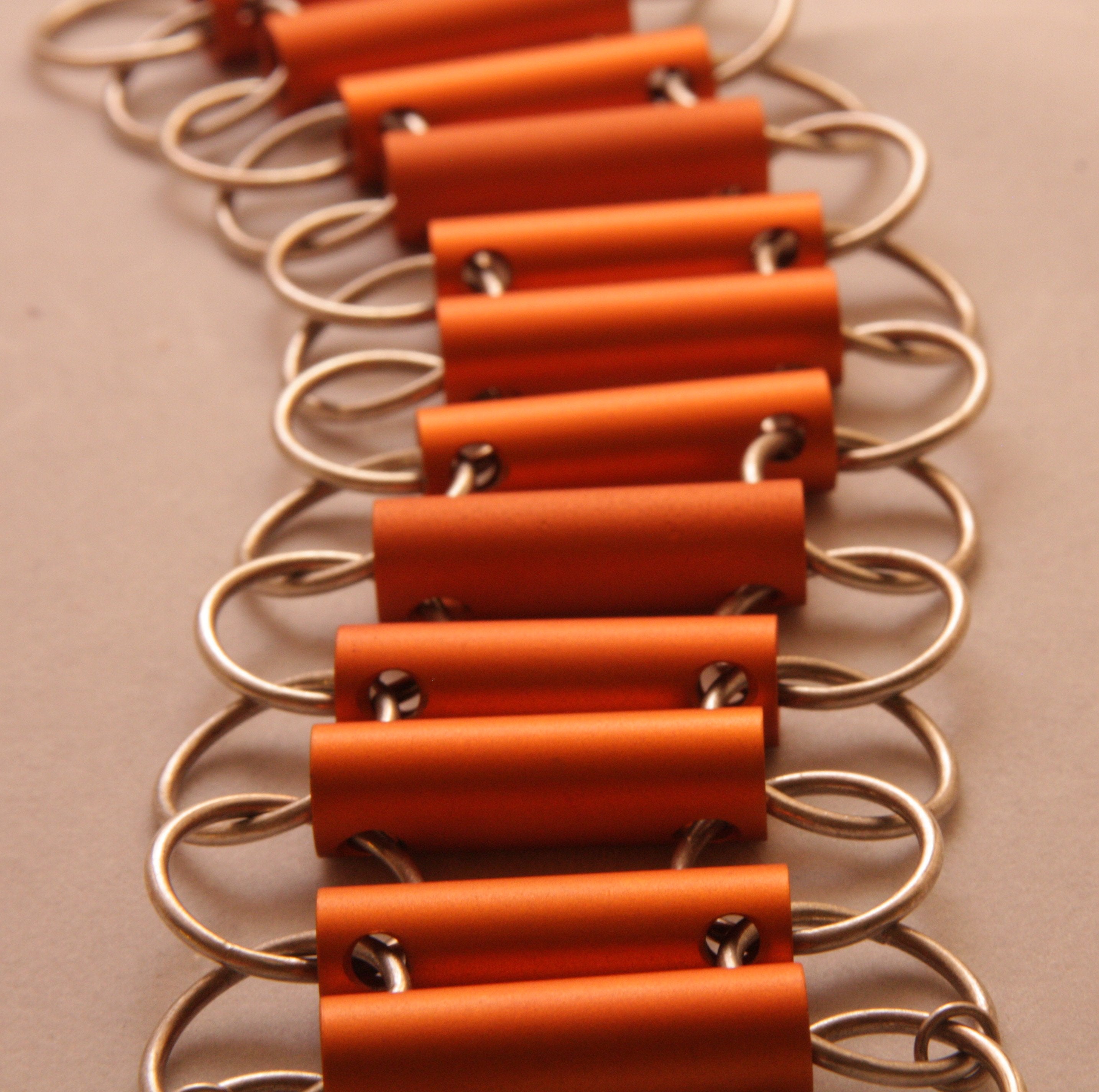 Retro Orange chocker/ necklace