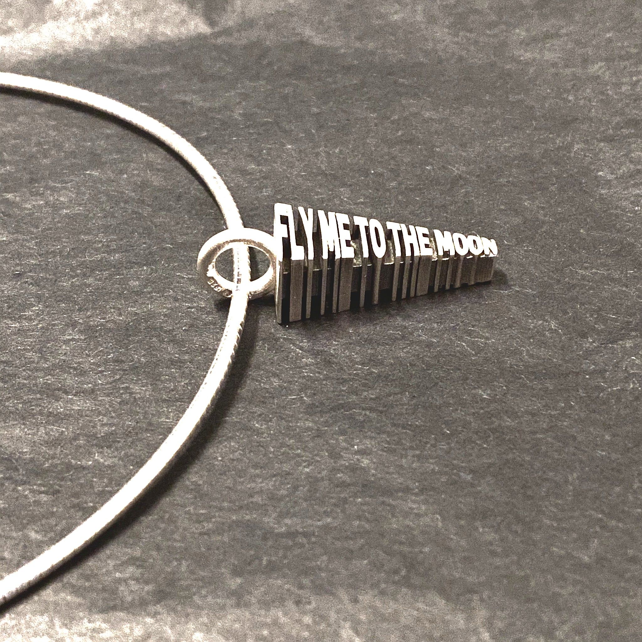 FOUND AT GALLERI PLATINA STOCKHOLM For HIM For her For Them Pendant FLY ME TO THE MOON