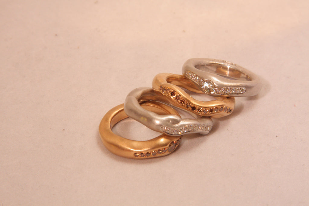 Multifunc. Gold Rings Flow Soft Chunky MADE TO ORDER