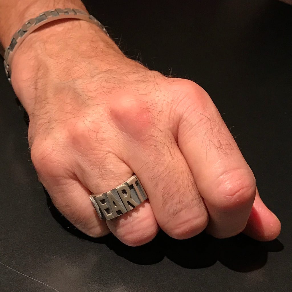 FOUND AT GALLERI PLATINA STOCKHOLM For HIM Wide ring DOWN TO EARTH