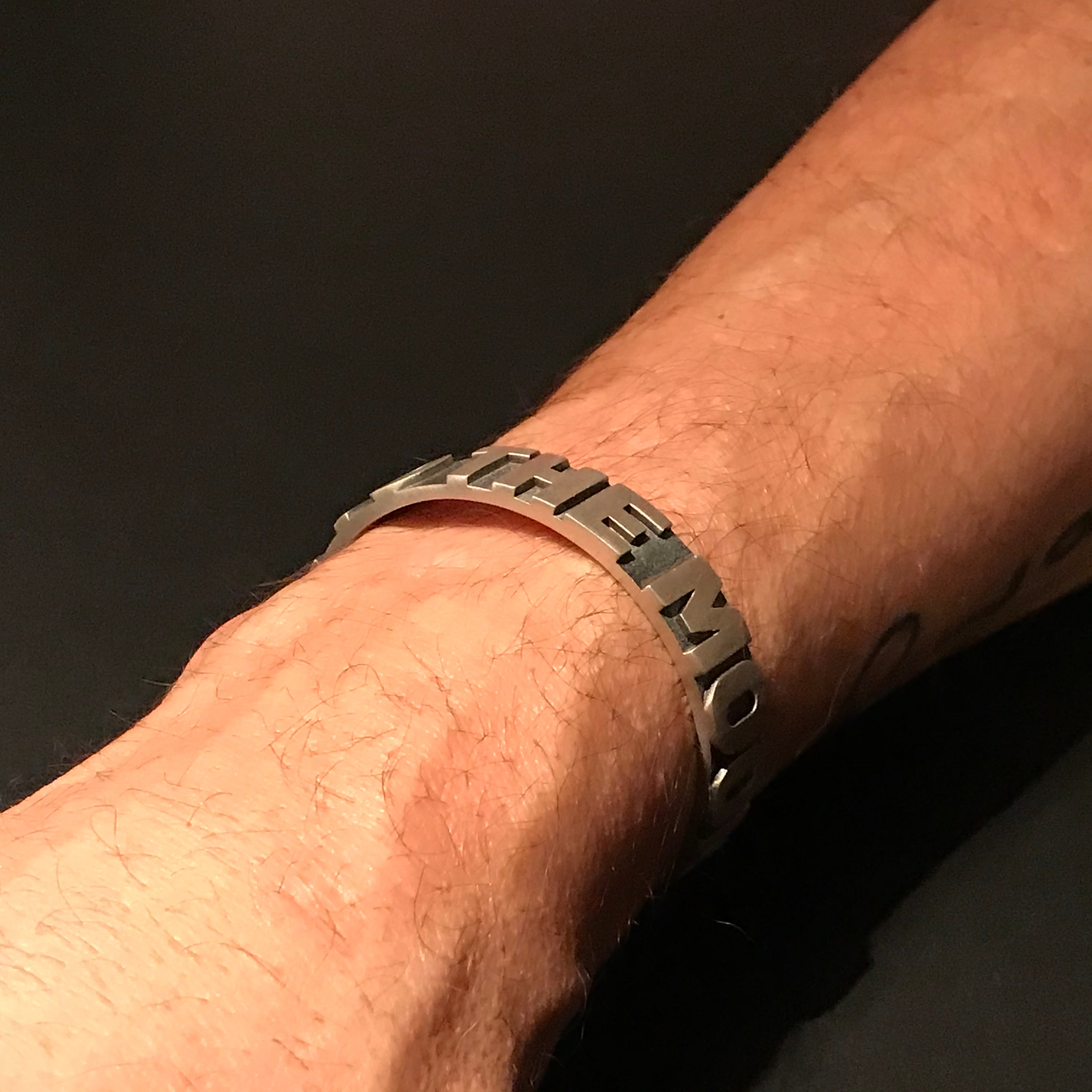 FOUND AT GALLERI PLATINA STOCKHOLM For HIM Cuff/ Open Bracelet  FLY ME TO THE MOON