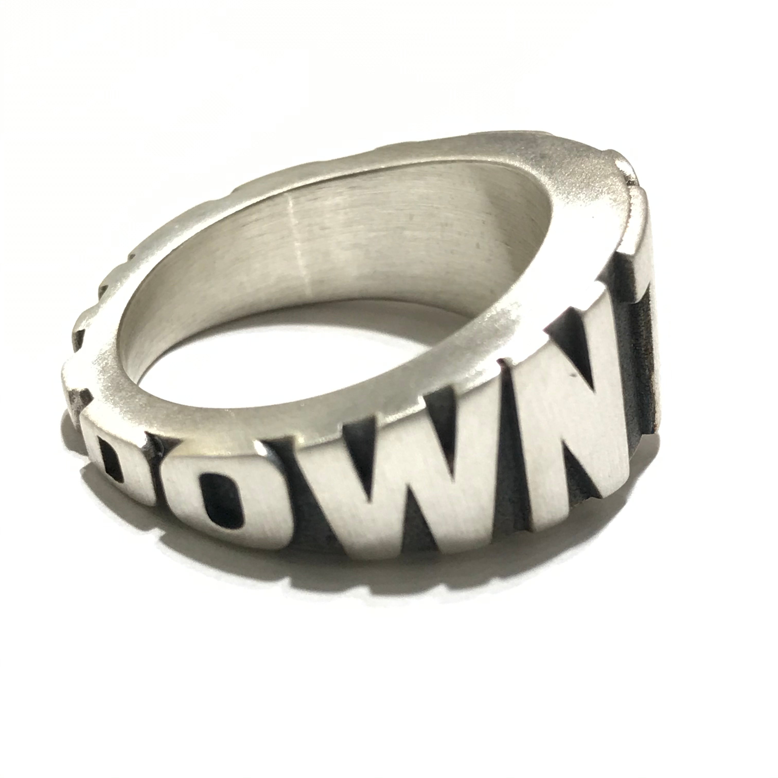 FOUND AT GALLERI PLATINA STOCKHOLM For HIM Signet ring DOWN TO EARTH