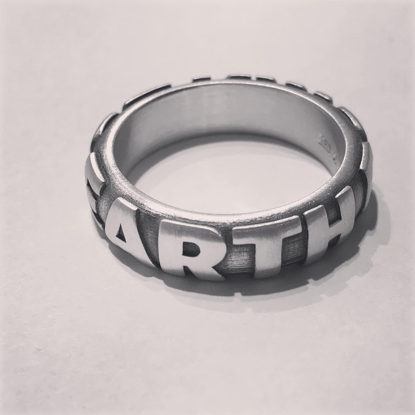 FOUND AT GALLERI PLATINA STOCKHOLM For HIM Slim ring DOWN TO EARTH